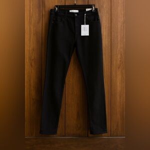 Women KanCan High Rise Ankle Skinny Black Demin Jeans - 15x31